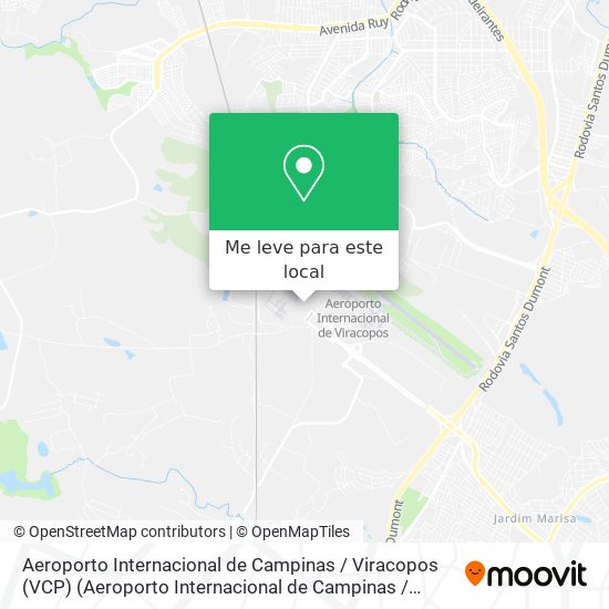 Aeroporto Internacional de Campinas / Viracopos (VCP) (Aeroporto Internacional de Campinas / Viracop mapa