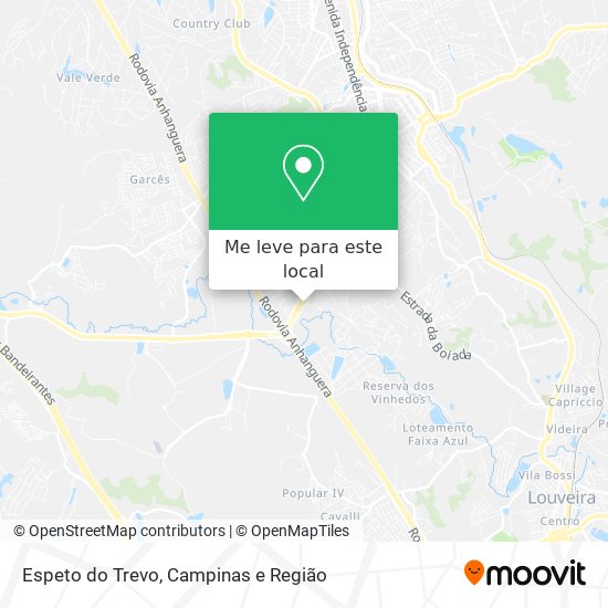 Espeto do Trevo mapa