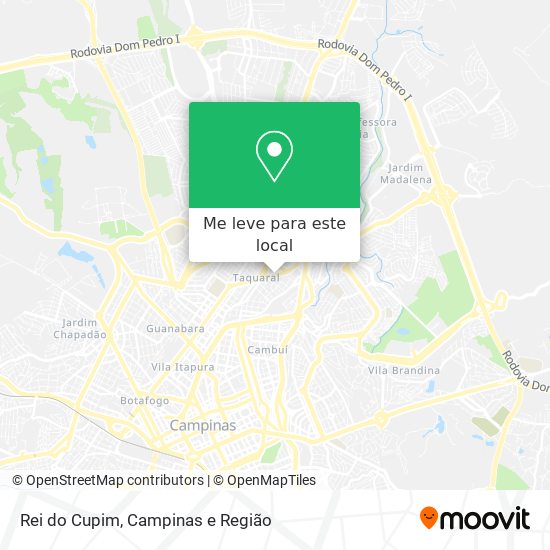 Rei do Cupim mapa