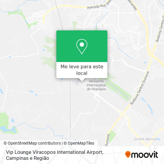 Vip Lounge Viracopos International Airport mapa
