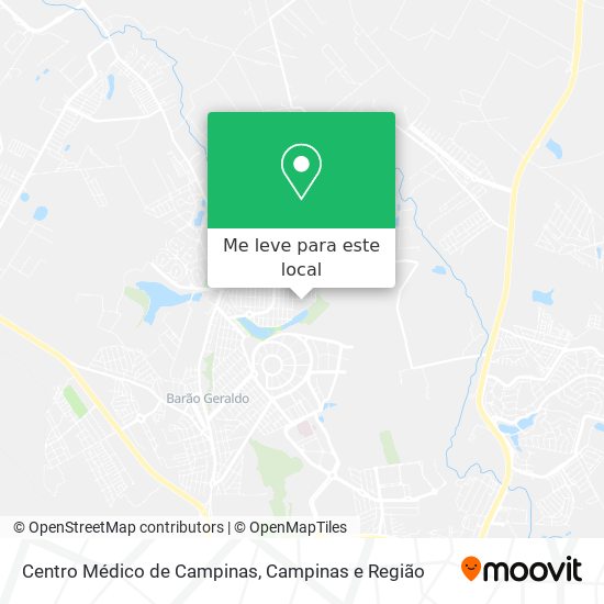Centro Médico de Campinas mapa