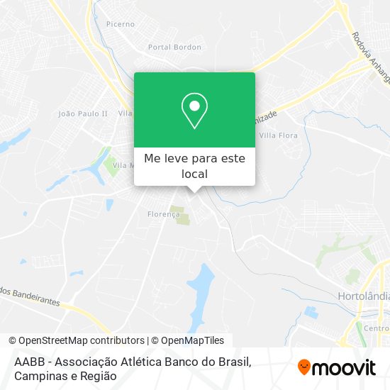 AABB - Associação Atlética Banco do Brasil mapa