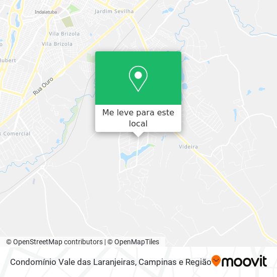 Condomínio Vale das Laranjeiras mapa