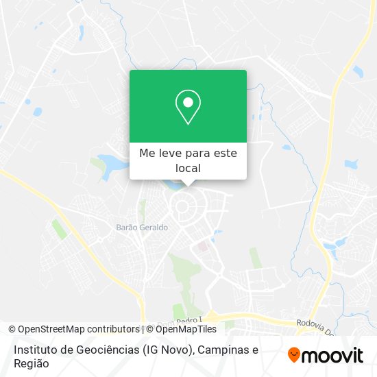 Instituto de Geociências (IG Novo) mapa