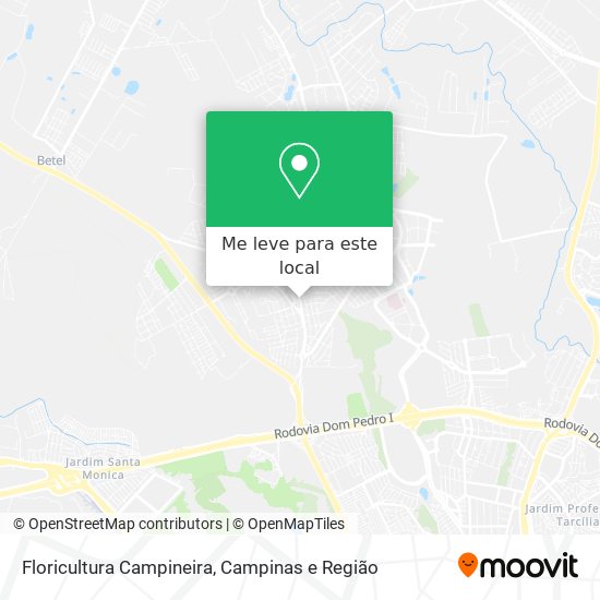 Floricultura Campineira mapa