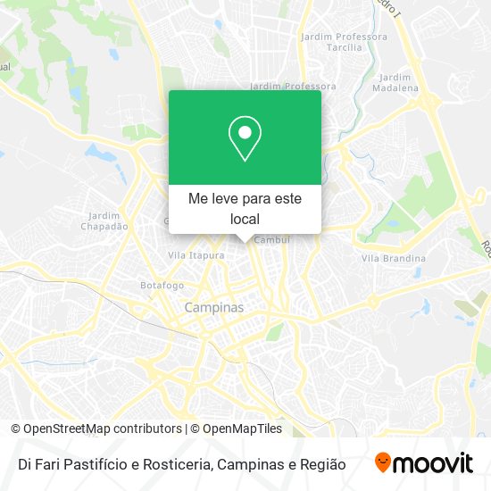 Di Fari Pastifício e Rosticeria mapa