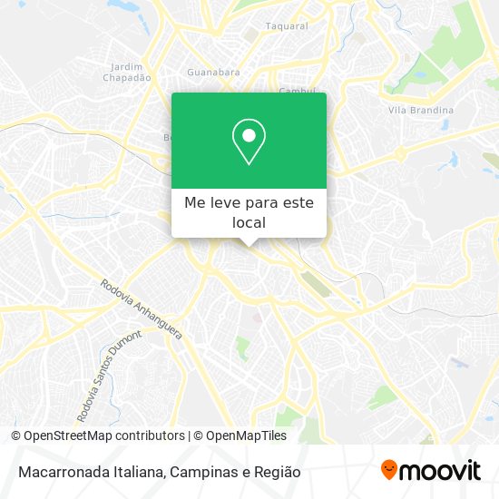 Macarronada Italiana mapa