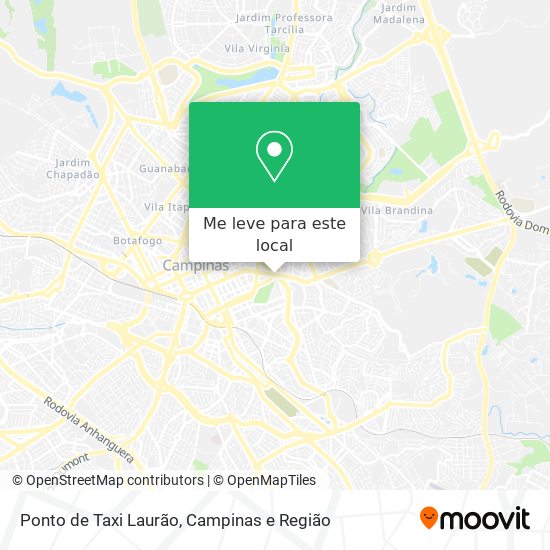 Ponto de Taxi Laurão mapa