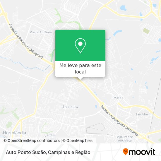 Auto Posto Sucão mapa