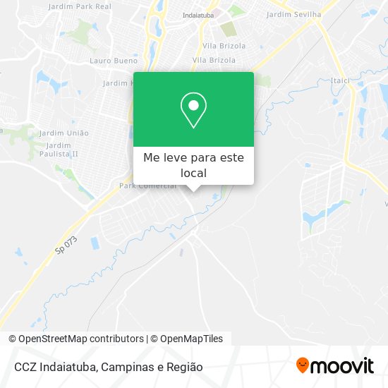 CCZ Indaiatuba mapa