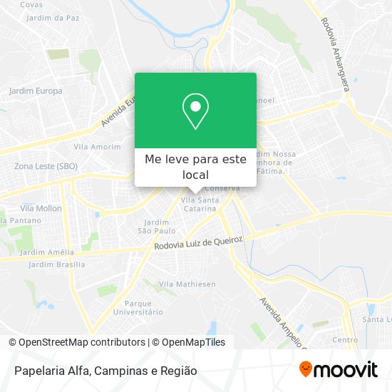 Papelaria Alfa mapa