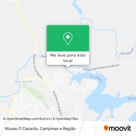 Museu O Casarão mapa