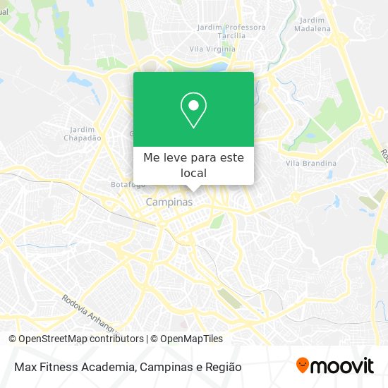 Max Fitness Academia mapa