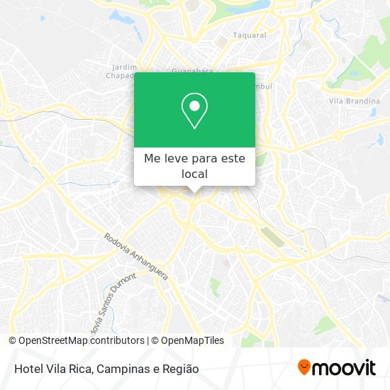 Hotel Vila Rica mapa