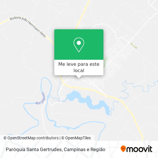 Paróquia Santa Gertrudes mapa