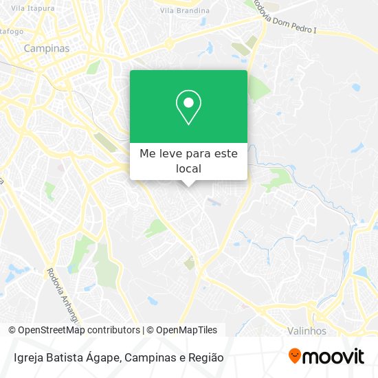 Igreja Batista Ágape mapa