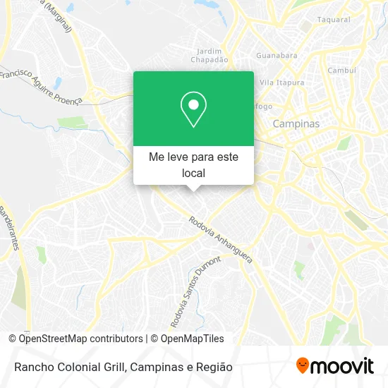 Rancho Colonial Grill mapa
