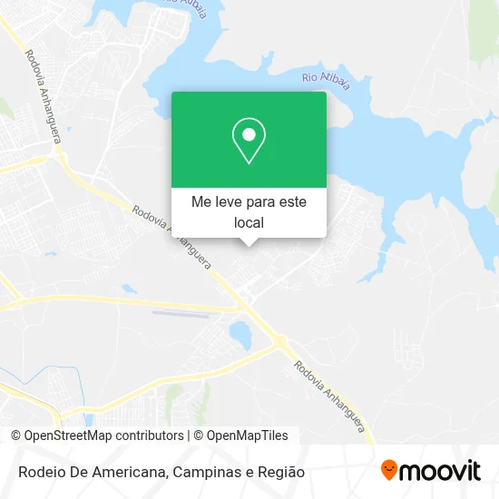 Rodeio De Americana mapa