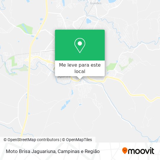 Moto Brisa Jaguariuna mapa