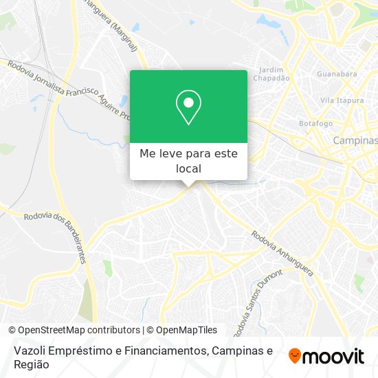 Vazoli Empréstimo e Financiamentos mapa