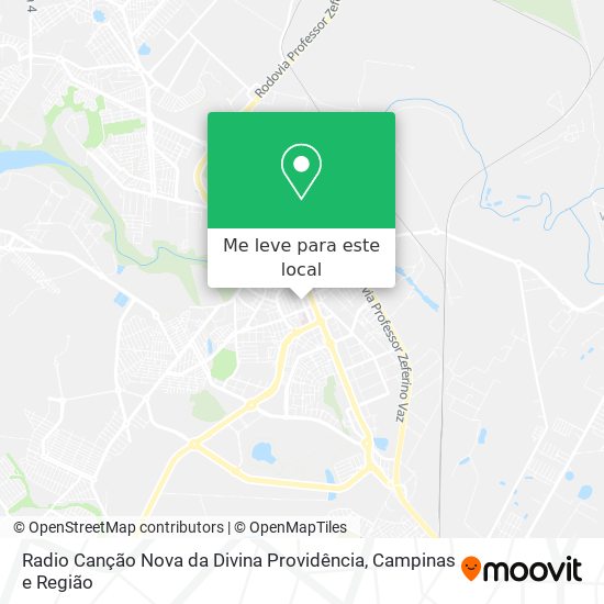 Radio Canção Nova da Divina Providência mapa