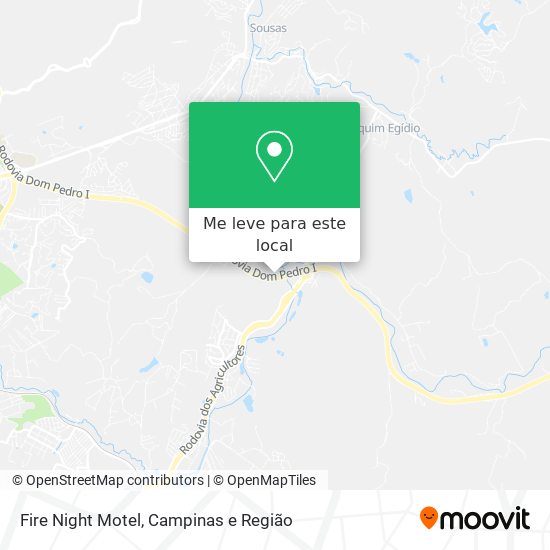 Fire Night Motel mapa