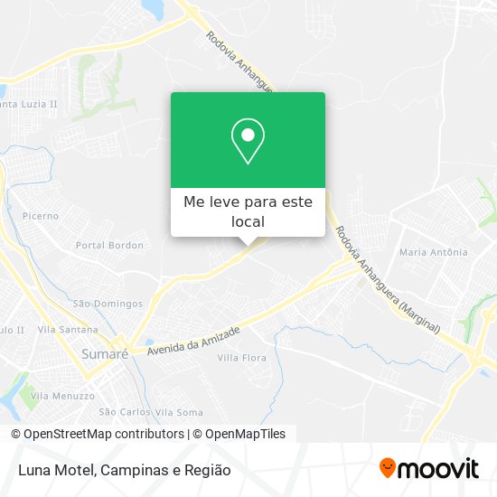 Luna Motel mapa