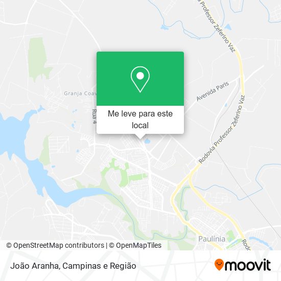 João Aranha mapa