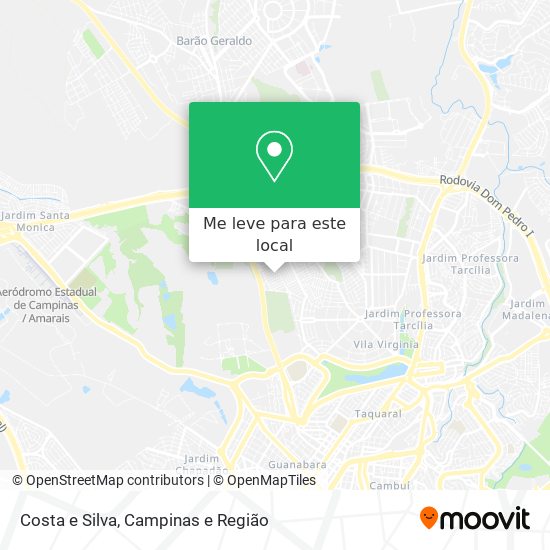 Costa e Silva mapa