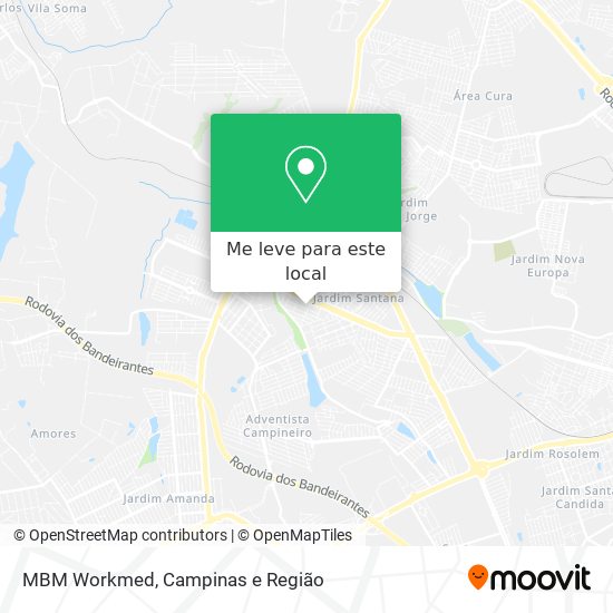 MBM Workmed mapa