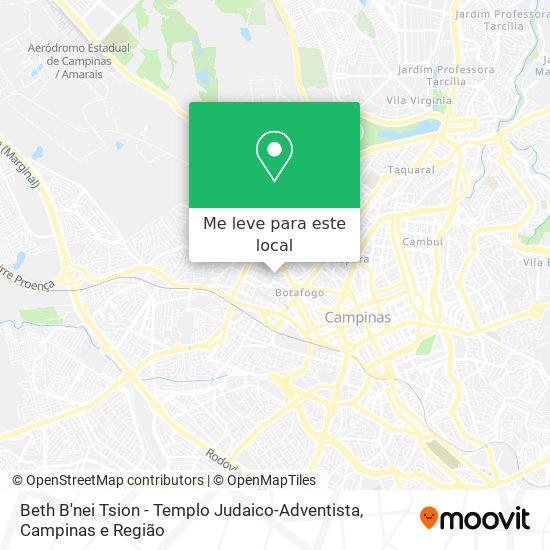 Beth B'nei Tsion - Templo Judaico-Adventista mapa