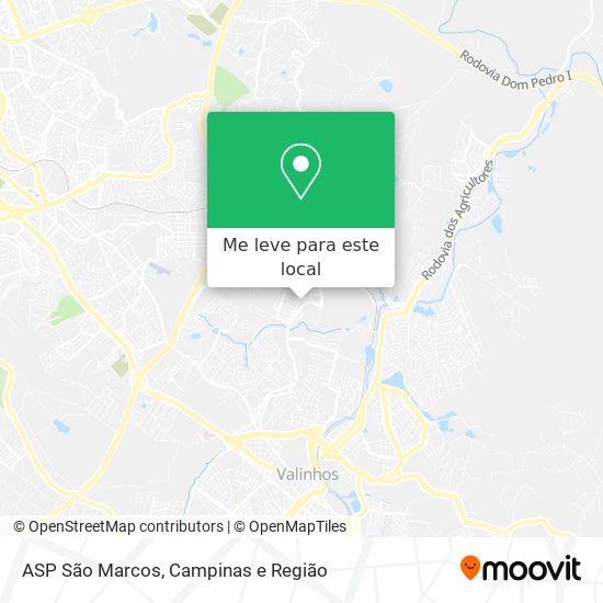 ASP São Marcos mapa