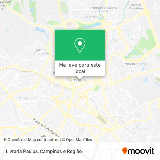 Livraria Paulus mapa