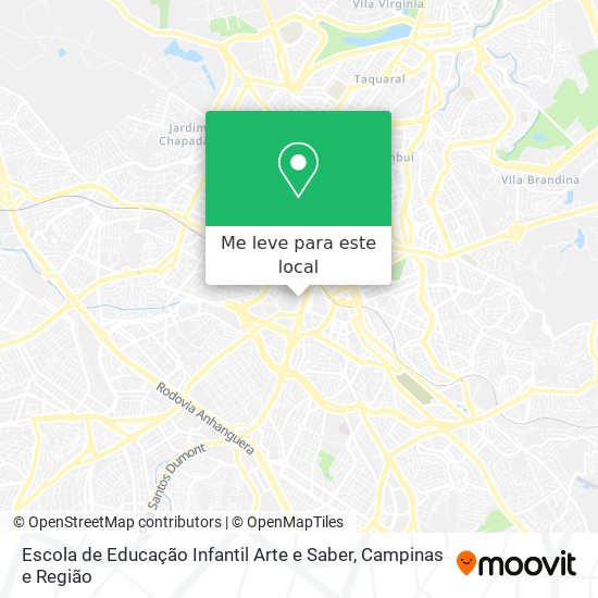 Escola de Educação Infantil Arte e Saber mapa