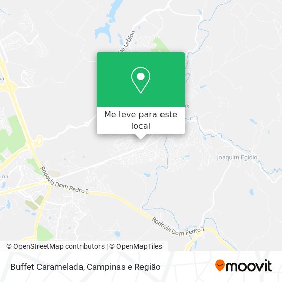 Buffet Caramelada mapa