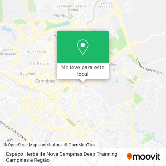 Espaço Herbalife Nova Campinas Deep Trainning mapa