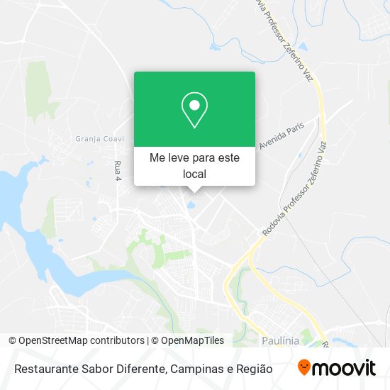 Restaurante Sabor Diferente mapa