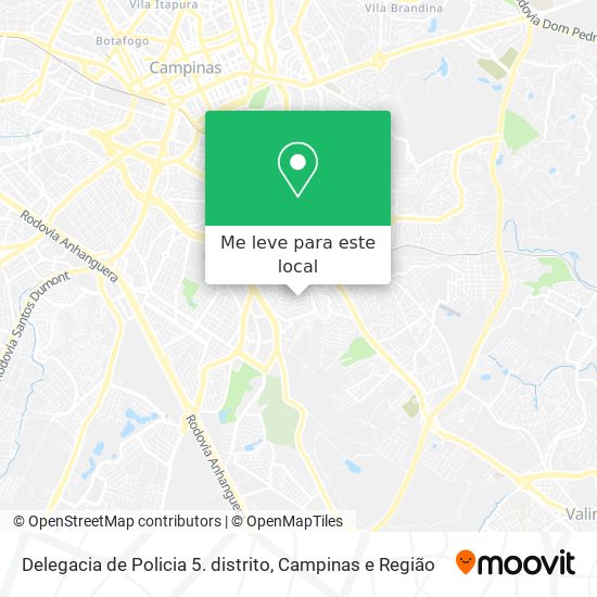 Delegacia de Policia 5. distrito mapa