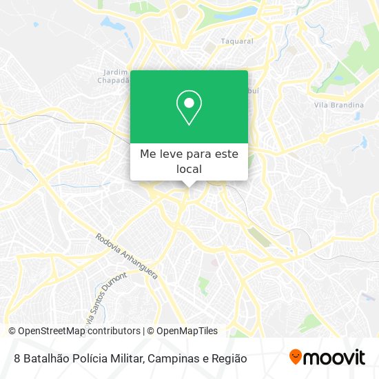 8 Batalhão Polícia Militar mapa