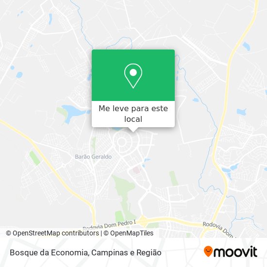 Bosque da Economia mapa