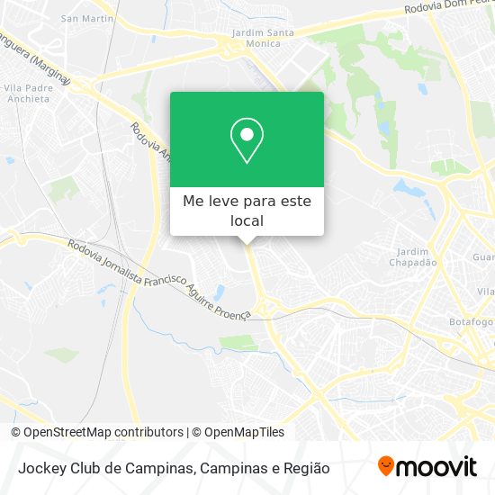 Jockey Club de Campinas mapa