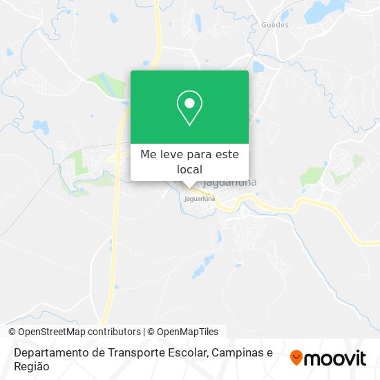Departamento de Transporte Escolar mapa