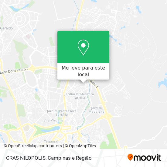 CRAS NILOPOLIS mapa