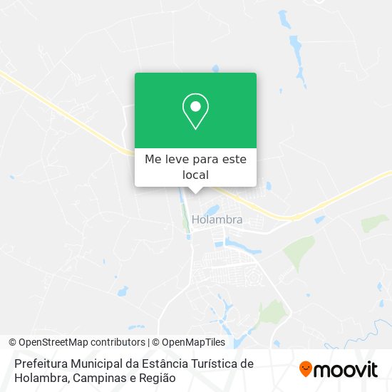 Prefeitura Municipal da Estância Turística de Holambra mapa