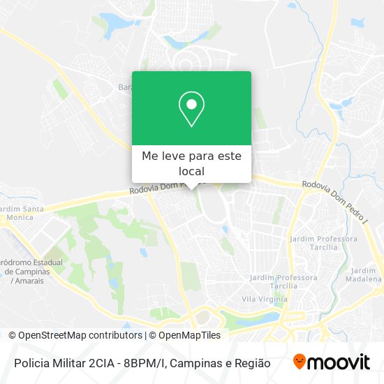 Policia Militar 2CIA - 8BPM/I mapa