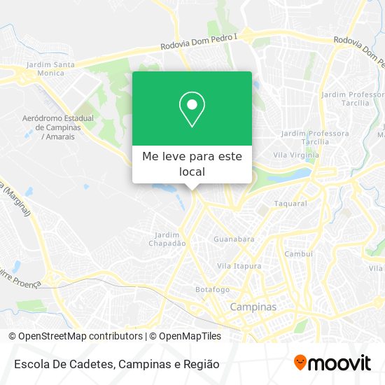 Escola De Cadetes mapa