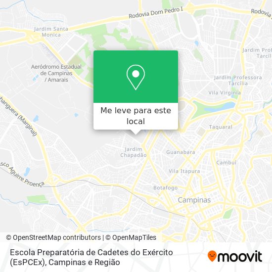 Escola Preparatória de Cadetes do Exército (EsPCEx) mapa