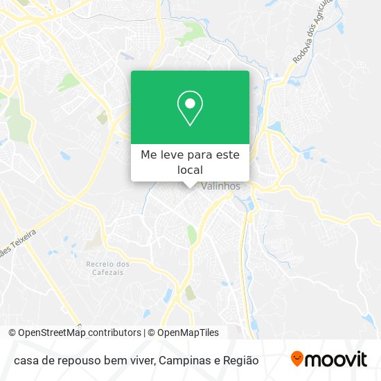 casa de repouso bem viver mapa
