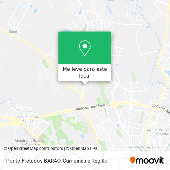 Ponto Fretados BARÃO mapa