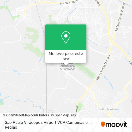 Sao Paulo Viracopos Airport VCP mapa